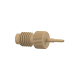 Conical Adapter Body, 1/4-28 Flat-Bottom Male, for use with Soft-Walled Tubing, Each PEEK, for 0.020